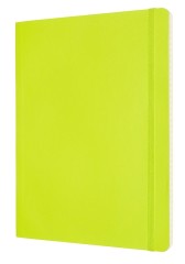 Блокнот Moleskine CLASSIC SOFT QP621C2 XLarge 190х250мм 192стр. линейка мягкая обложка лайм