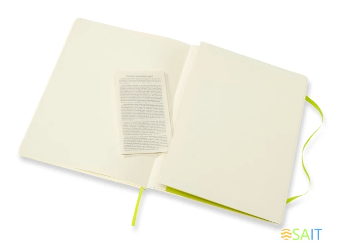 Блокнот Moleskine CLASSIC SOFT QP621C2 XLarge 190х250мм 192стр. линейка мягкая обложка лайм