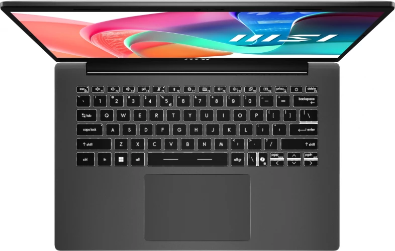 Ноутбук MSI Modern 14 F13MG-207RU Core i7 1355U 16Gb SSD512Gb Intel Iris Xe graphics 14" IPS FHD (1920x1080) Windows 11 Home grey WiFi BT Cam (9S7-14S121-207)