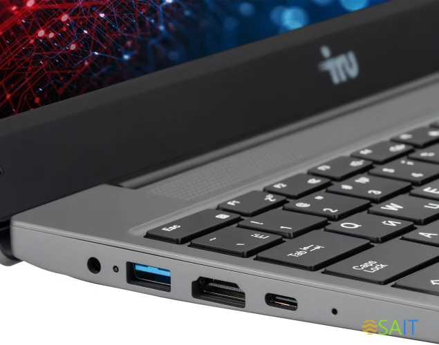 Ноутбук IRU Tactio 14ALH Core i5 1235U 8Gb SSD256Gb Intel Iris Xe graphics 14" IPS FHD (1920x1080) Windows 11 Pro Multi Language 64 grey WiFi BT Cam 4000mAh (2059065)