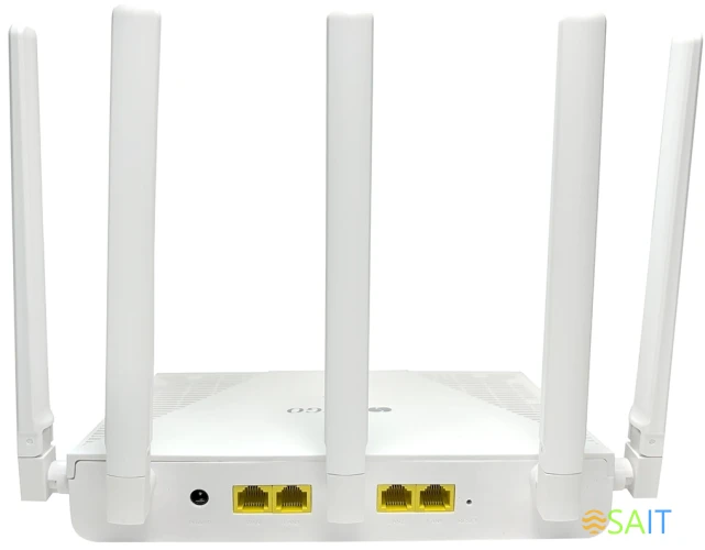 Роутер беспроводной Origo OWR3030AXG (OWR3030AXG/A1A) AX3000 10/100/1000BASE-T белый