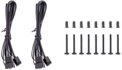 Вентилятор для корпуса Thermaltake CT120 120х120x25 черный 4-pin 25.8дБ (упак.:2шт) (CL-F147-PL12BL-A) Ret