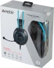 Наушники с микрофоном A4Tech Fstyler FH200i серый/синий 1.8м накладные оголовье (FH200I BLUE)