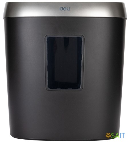 Шредер Deli Smart E9929-EU черный (секр.P-4) фрагменты 5лист. 17лтр. скрепки скобы