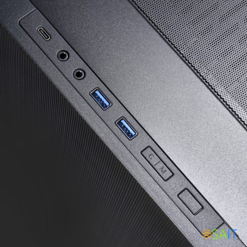 Корпус Lian-Li Lancool 205 Mesh черный без БП ATX 2x120mm 2x140mm 2xUSB3.0 audio bott PSU