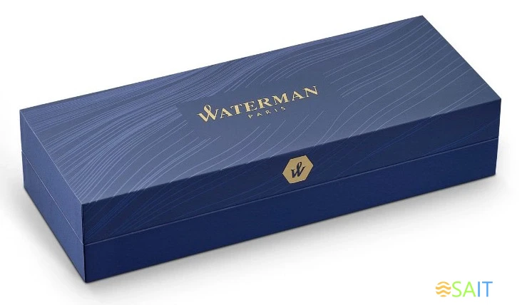 Ручка роллер Waterman Hemisphere (CWS0920750) Matte Black GT F черн. черн. подар.кор.