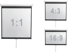 Экран Digis 167" 300x300см Optimal-D DSOD-1108 1:1 настенно-потолочный рулонный