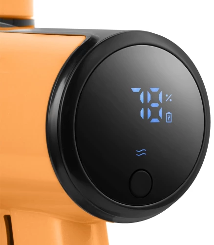 Пылесос ручной Kitfort КТ-5233 350Вт черный/оранжевый