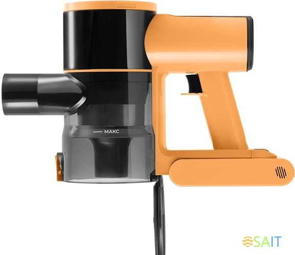 Пылесос ручной Kitfort КТ-5233 350Вт черный/оранжевый