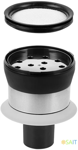 Пылесос ручной Kitfort КТ-5233 350Вт черный/оранжевый