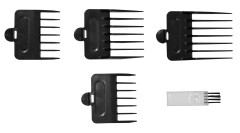 Машинка для стрижки Starwind SBC1711 черный/серебристый 15Вт (насадок в компл:4шт)