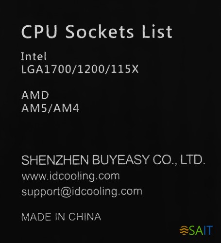 Устройство охлаждения(кулер) ID-Cooling DK-03 Rainbow RGB Soc-AM5/AM4/1200/1700/1851 черный/белый 4-pin 14-26dB 100W 250gr Ret