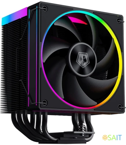 Устройство охлаждения(кулер) ID-Cooling Frozn A610 ARGB Soc-AM5/AM4/1200/1700/1851 черный 4-pin 29.9dB Al+Cu 250W 940gr Ret (FROZN A610 ARGB)