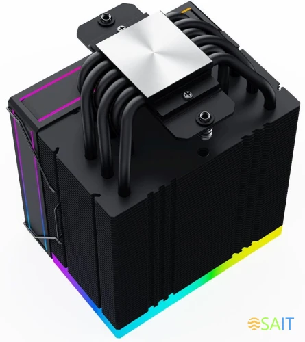 Устройство охлаждения(кулер) ID-Cooling Frozn A610 ARGB Soc-AM5/AM4/1200/1700/1851 черный 4-pin 29.9dB Al+Cu 250W 940gr Ret (FROZN A610 ARGB)