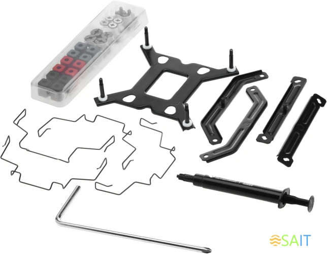 Устройство охлаждения(кулер) ID-Cooling Frozn A610 ARGB Soc-AM5/AM4/1200/1700/1851 черный 4-pin 29.9dB Al+Cu 250W 940gr Ret (FROZN A610 ARGB)