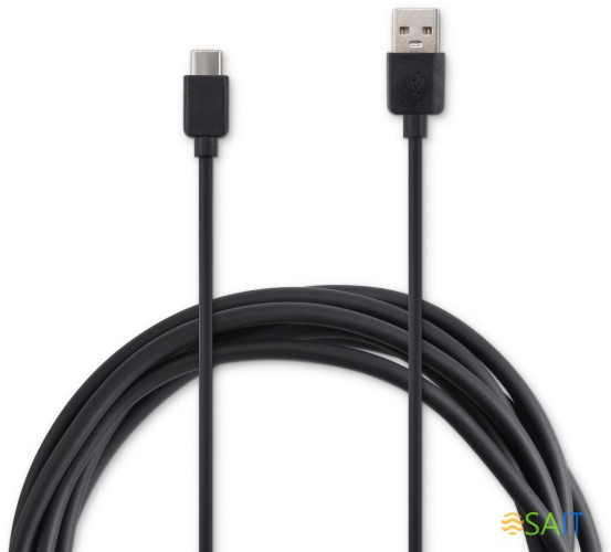 Кабель Buro BU-USB-AC-2M-3A USB (m)-USB Type-C (m) 2м черный