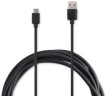 Кабель Buro BU-USB-AC-2M-3A USB (m)-USB Type-C (m) 2м черный