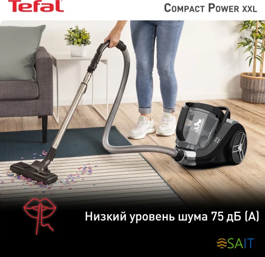 Пылесос Tefal Compact Power XXL TW4825EA 550Вт черный