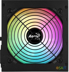 Блок питания Aerocool ATX 850W KCAS PLUS GOLD 850W ARGB 80+ gold (20+4pin) APFC 120mm fan color LED 8xSATA RTL