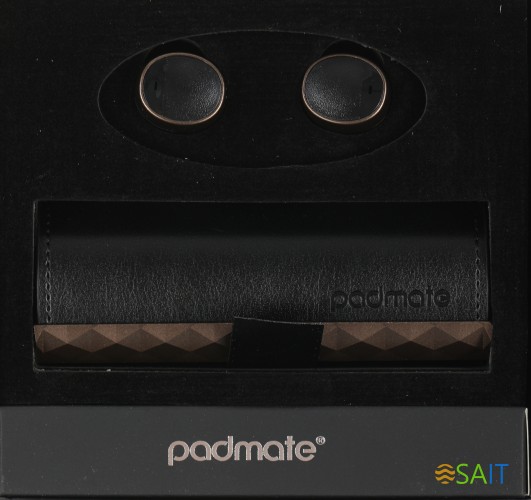 Гарнитура внутриканальные Padmate T3 черный беспроводные bluetooth в ушной раковине (T3 BLACK)