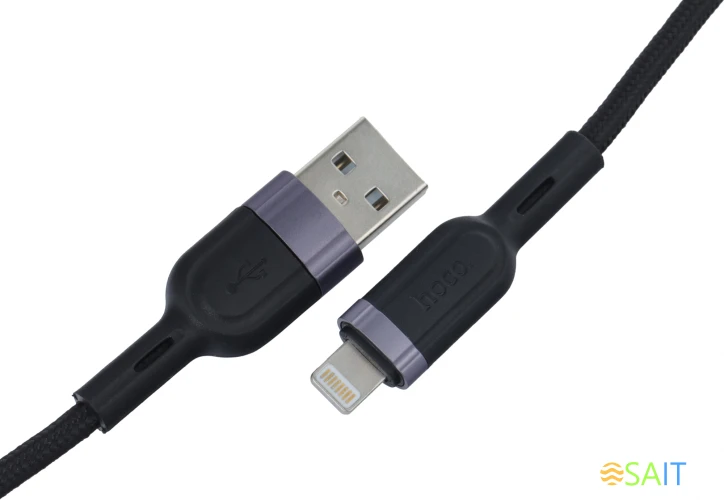 Кабель Hoco U117 IP(01481) 1м черный