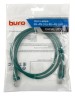 Патч-корд Buro UTP-5E-1M-GR UTP 4 пары cat.5E CCA molded 1м зеленый RJ-45 (m)-RJ-45 (m)