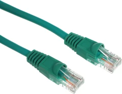 Патч-корд Buro UTP-5E-1M-GR UTP 4 пары cat.5E CCA molded 1м зеленый RJ-45 (m)-RJ-45 (m)