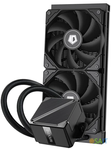 Система водяного охлаждения ID-Cooling Dashflow 240 Basic Soc-AM5/AM4/1200/1700/1851 черный 4-pin 15.2-35.2dB Al+Cu 260W Ret (DASHFLOW 240 BASIC BLACK)