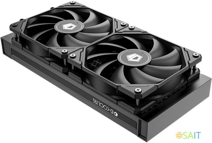 Система водяного охлаждения ID-Cooling Dashflow 240 Basic Soc-AM5/AM4/1200/1700/1851 черный 4-pin 15.2-35.2dB Al+Cu 260W Ret (DASHFLOW 240 BASIC BLACK)