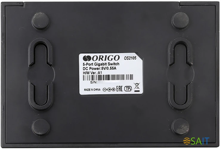 Коммутатор Origo OS2105 OS2105/A1A 5x1Гбит/с неуправляемый
