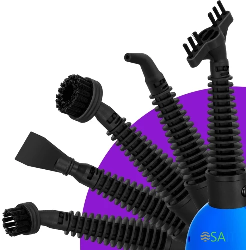 Швабра паровая Kitfort КТ-3927 1300Вт синий/черный