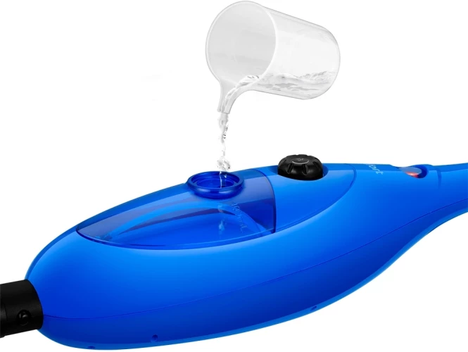 Швабра паровая Kitfort КТ-3927 1300Вт синий/черный