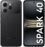 Смартфон Tecno Spark 40 256Gb 8Gb черный моноблок 3G 4G 2Sim 6.67" 720x1600 Android 15 50Mpix 802.11 a/b/g/n/ac/ax NFC GPS GSM900/1800 GSM1900 Protect FM microSD max1024Gb