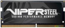 Память DDR4 32GB 2666MHz Patriot PVS432G266C8S Viper Steel RTL PC4-21300 CL18 SO-DIMM 260-pin 1.2В single rank Ret