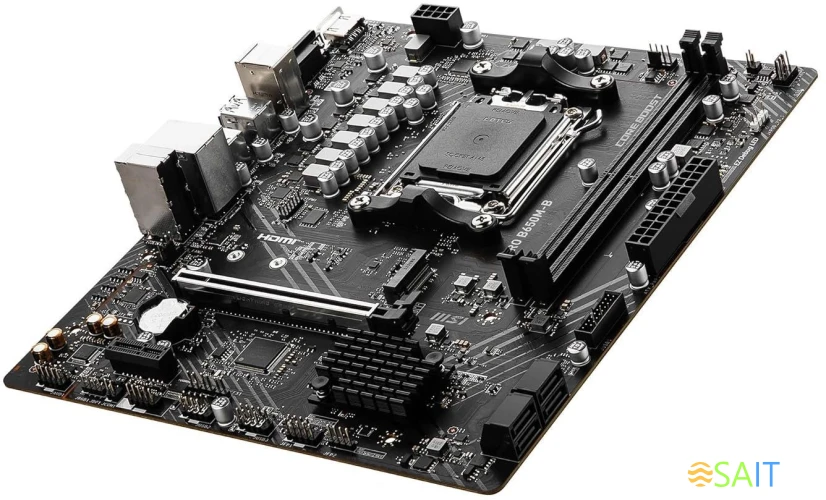 Материнская плата MSI PRO B650M-B SocketAM5 AMD B650 2xDDR5 mATX AC`97 8ch(7.1) 2.5Gg RAID+VGA+HDMI