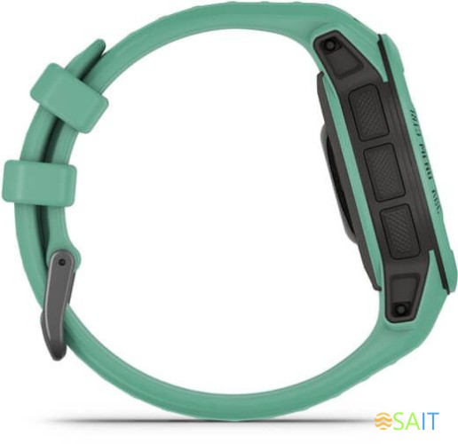 Смарт-часы Garmin Instinct 2S Solar Tactical 20мм 1.3" AMOLED корп.черный/мятный рем.мятный (010-02564-02)