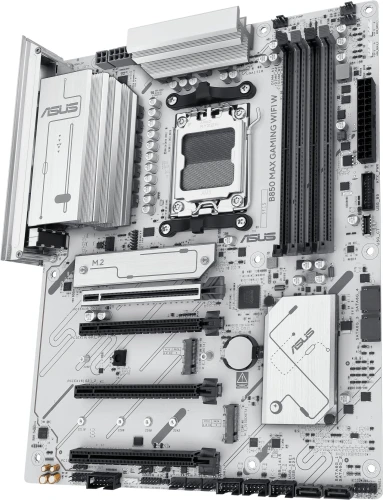 Материнская плата Asus B850 MAX GAMING WIFI W SocketAM5 AMD B850 4xDDR5 ATX AC`97 8ch(7.1) 2.5Gg RAID+HDMI+DP