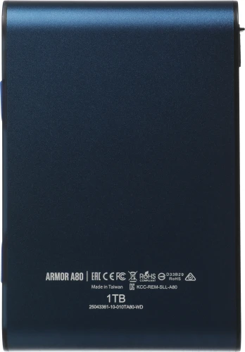 Жесткий диск Silicon Power USB3.0 1TB SP010TBPHDA80S3B A80 Armor 2.5" синий