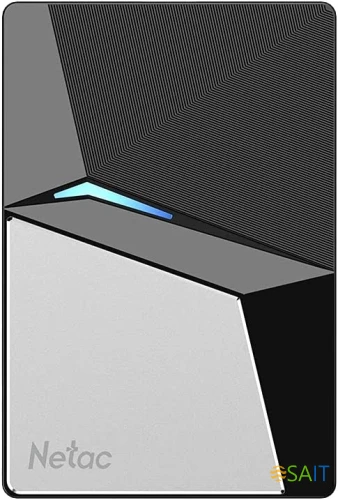 Накопитель SSD Netac USB-C 120Gb NT01Z7S-120G-32BK Z7S 2.5" черный