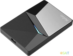 Накопитель SSD Netac USB-C 120Gb NT01Z7S-120G-32BK Z7S 2.5" черный