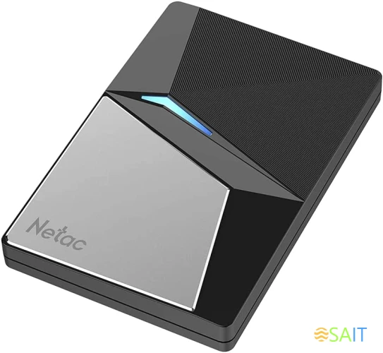 Накопитель SSD Netac USB-C 120Gb NT01Z7S-120G-32BK Z7S 2.5" черный