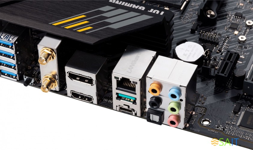 Материнская плата Asus TUF GAMING B550M-PLUS WIFI II Soc-AM4 AMD B550 4xDDR4 mATX AC`97 8ch(7.1) 2.5Gg RAID+HDMI+DP