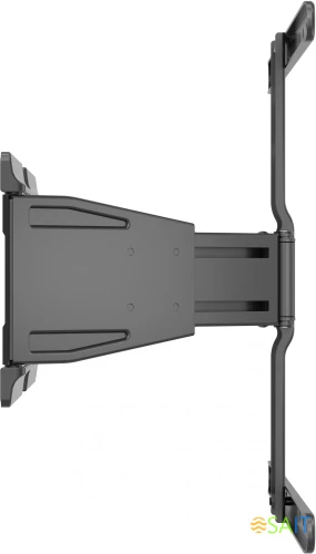 Кронштейн для телевизора Hyundai SL-F1 черный 43"-90" макс.50кг настенный поворотно-выдвижной и наклонный