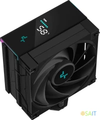 Устройство охлаждения(кулер) Deepcool AK400 Digital Soc-AM5/AM4/1200/1700/1851 черный 4-pin 28dB Al+Cu LCD 220W 695gr Ret (R-AK400-BKADMN-G)