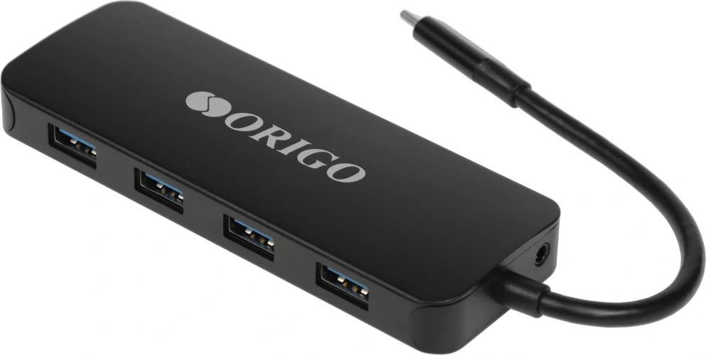 Разветвитель USB 3.0 Origo OU3390SNPD 4порт. черный (OU3390SNPD/B1)