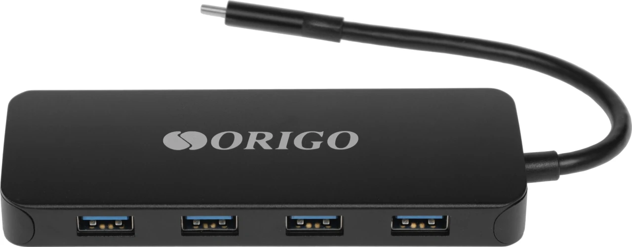 Разветвитель USB 3.0 Origo OU3390SNPD 4порт. черный (OU3390SNPD/B1)