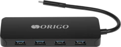 Разветвитель USB 3.0 Origo OU3390SNPD 4порт. черный (OU3390SNPD/B1)