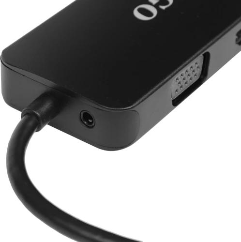 Разветвитель USB 3.0 Origo OU3390SNPD 4порт. черный (OU3390SNPD/B1)