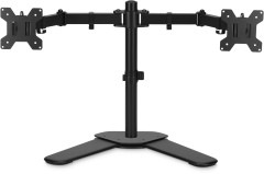 Кронштейн для мониторов ЖК Buro M042 черный 17"-27" макс.8кг настольный поворот и наклон