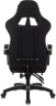 Кресло игровое Zombie Weaver черный/серый с подголов. крестов. пластик подст.для ног пластик черный